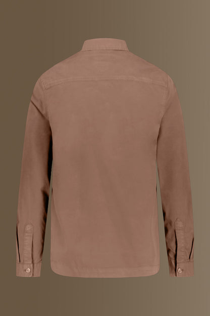 Chambray overshirt french collar