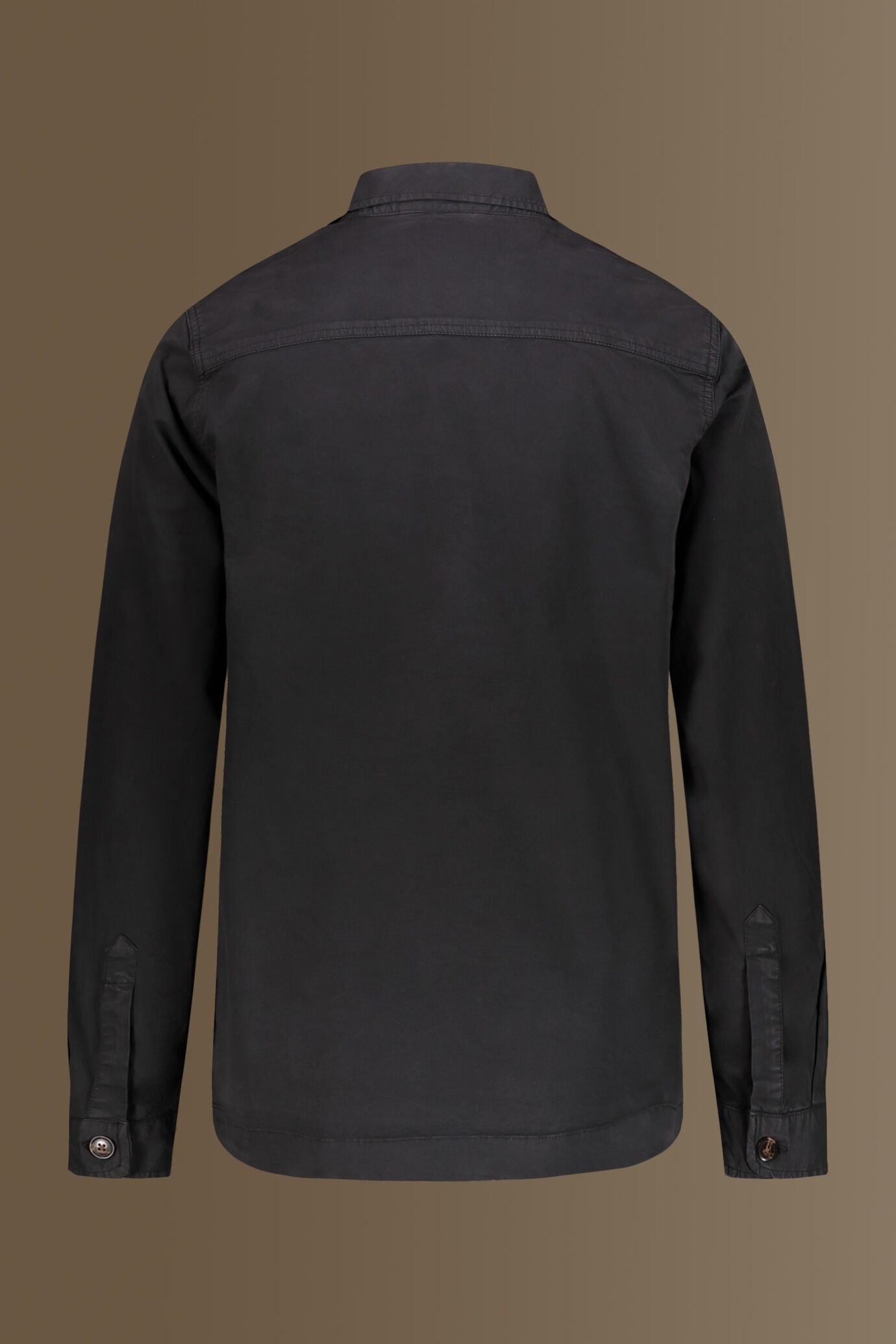 Chambray overshirt french collar