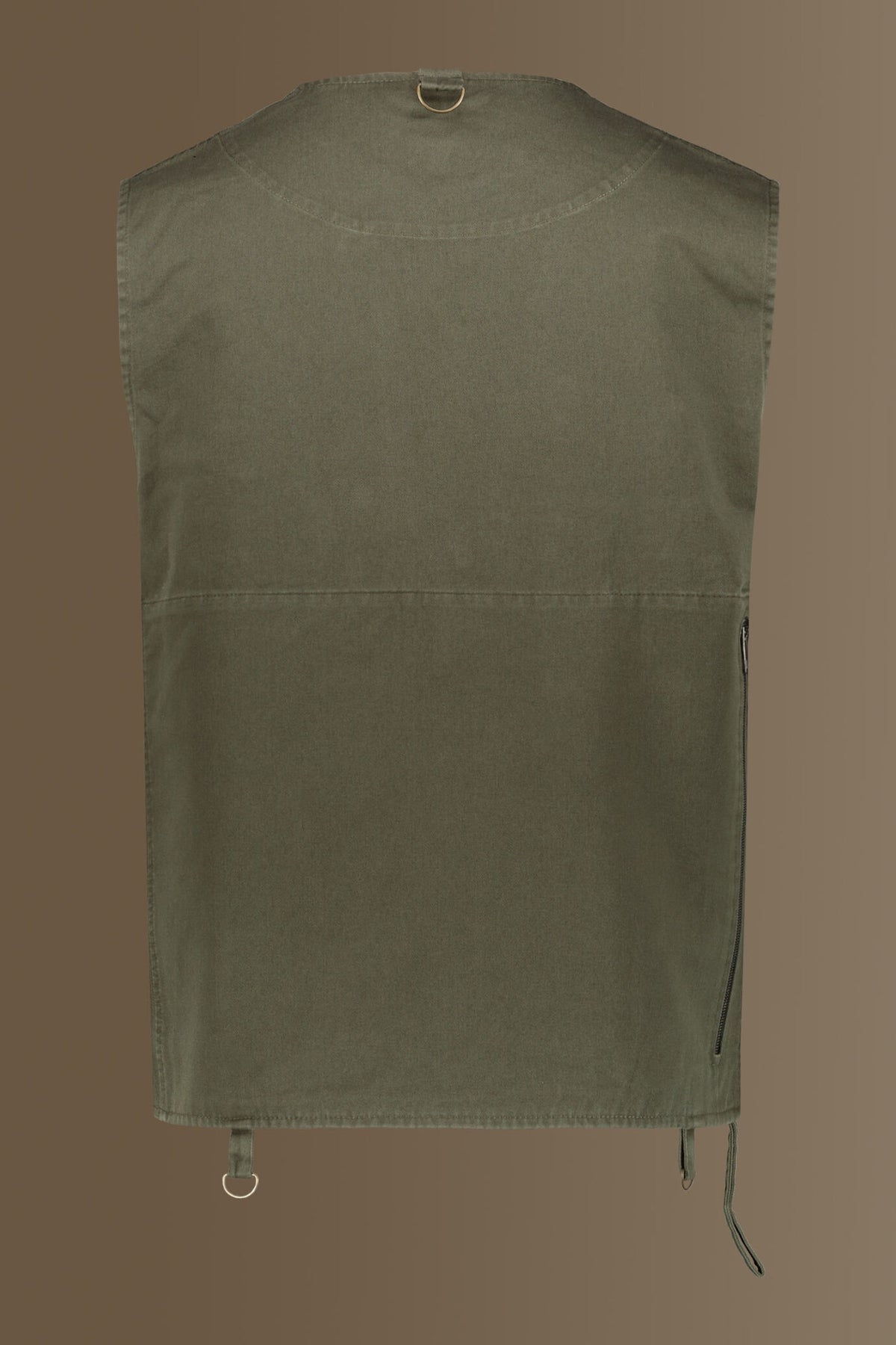 Unlined vest twill construction