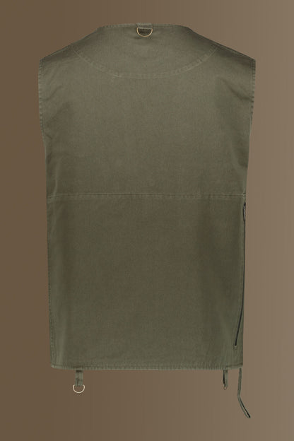 Unlined vest twill construction