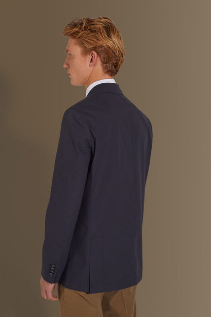 Single breasted jacket patch pocket