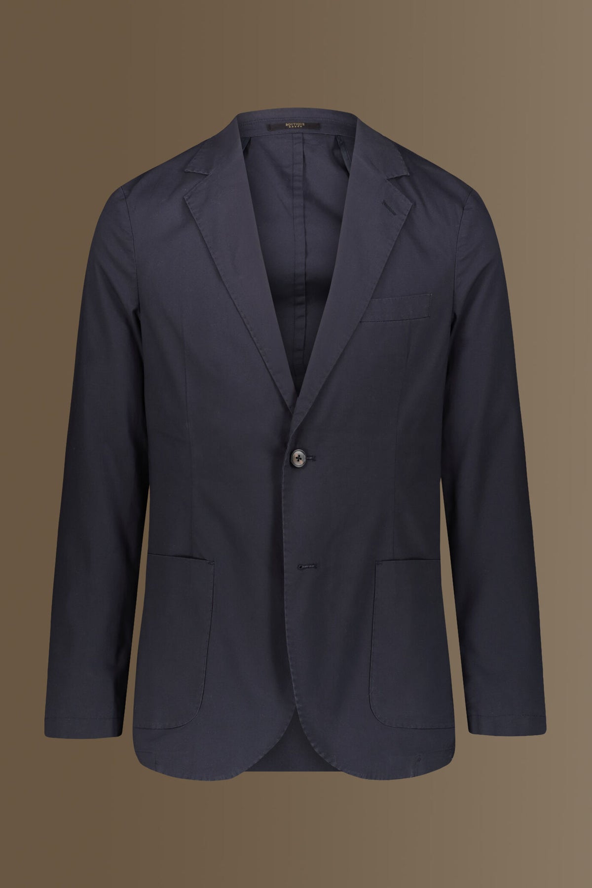 Single breasted jacket patch pocket