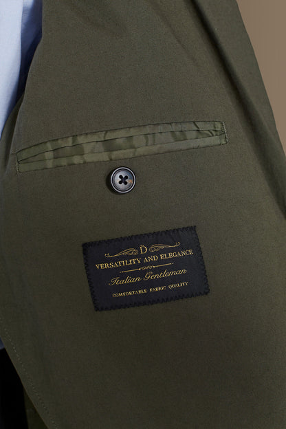 Single breasted jacket patch pocket