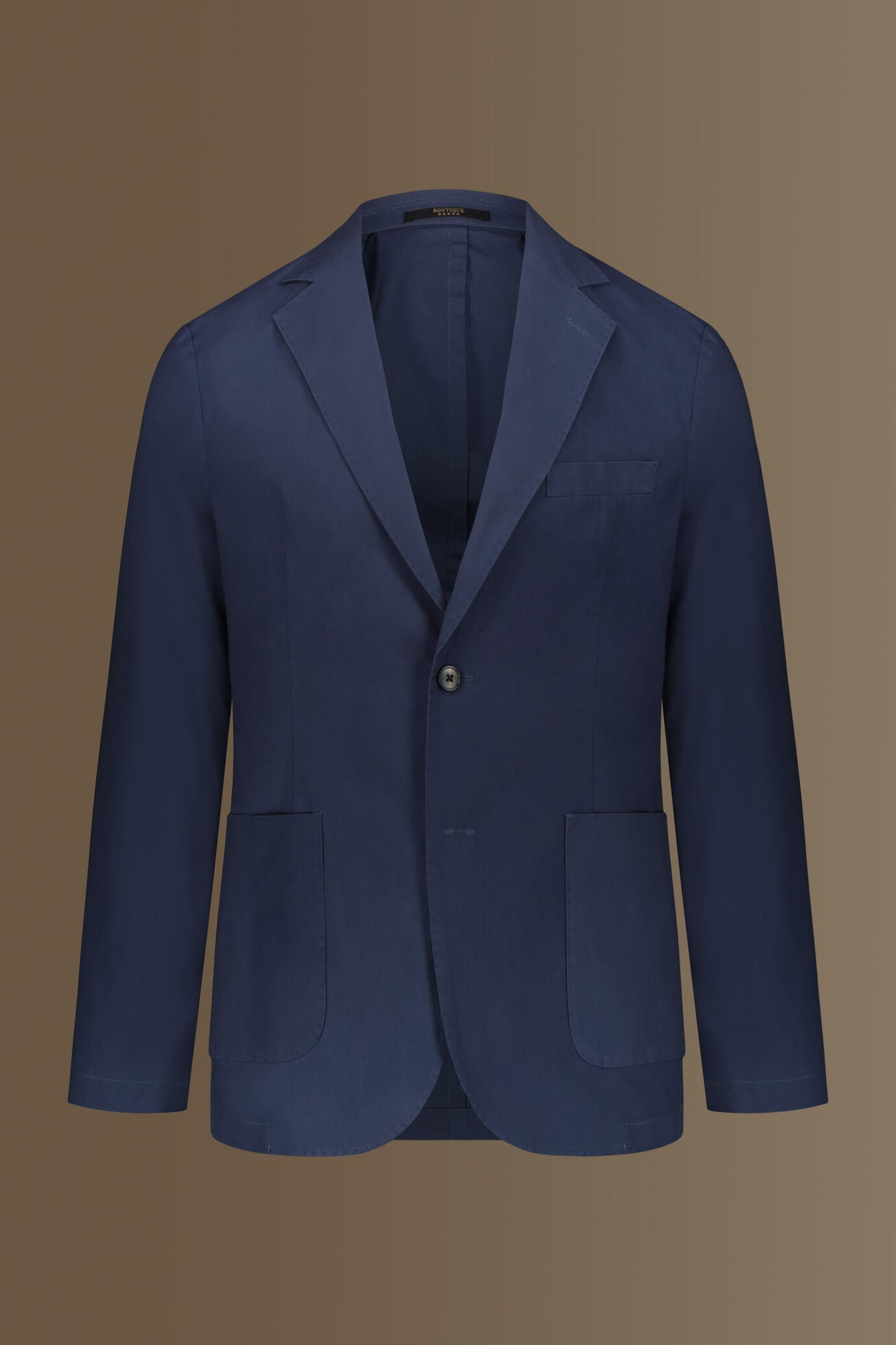 Single breasted jacket patch pocket