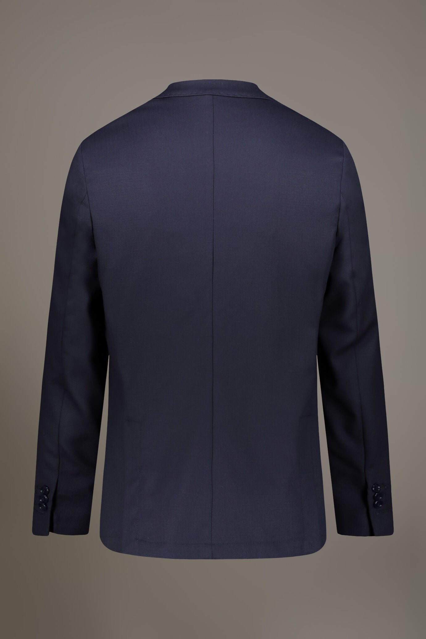 Single breasted jacket solid colour dobby fabric
