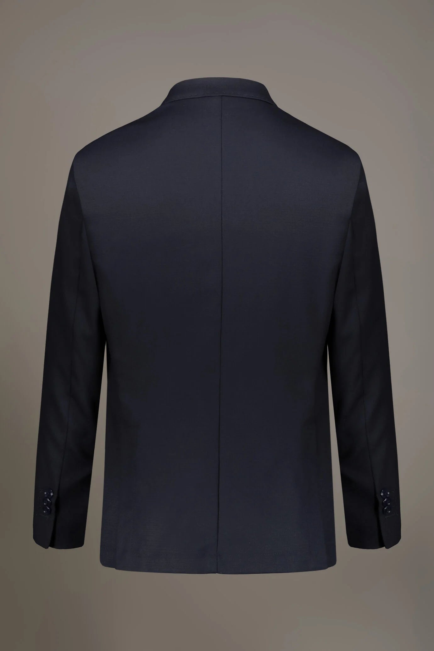 Single breasted jacket solid colour dobby fabric