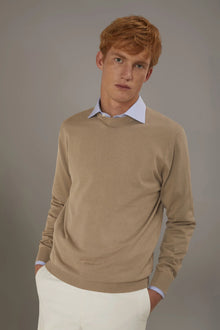 Round neck sweater 100% cotton