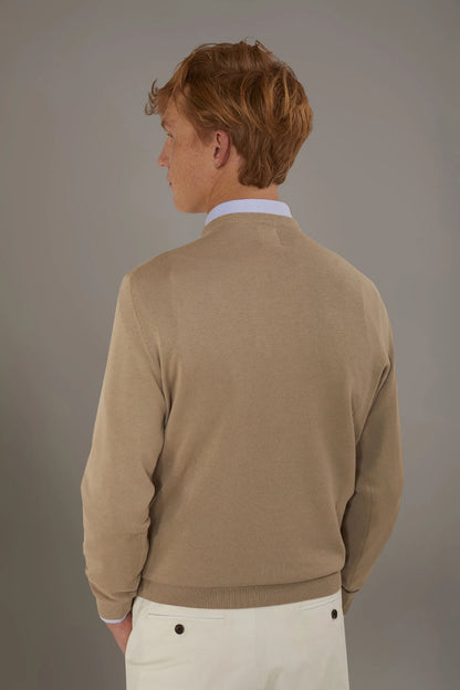 Round neck sweater 100% cotton