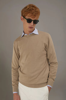 Round neck sweater 100% cotton