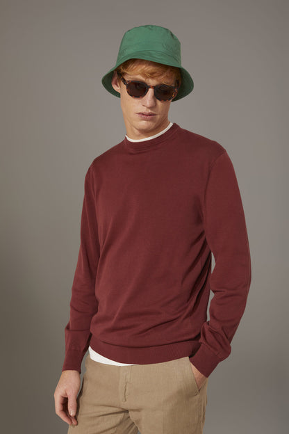 Round neck sweater 100% cotton