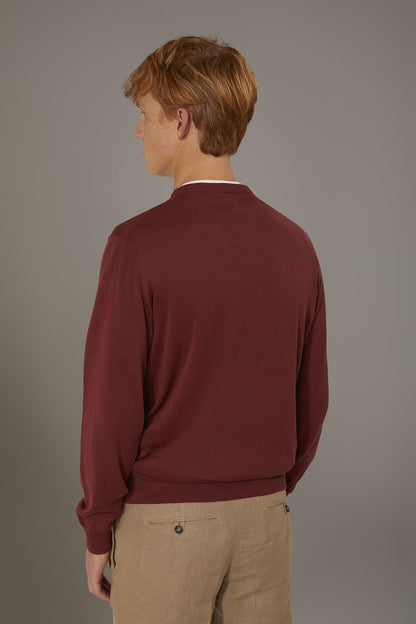 Round neck sweater 100% cotton