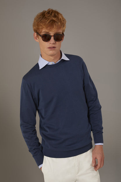 Round neck sweater 100% cotton