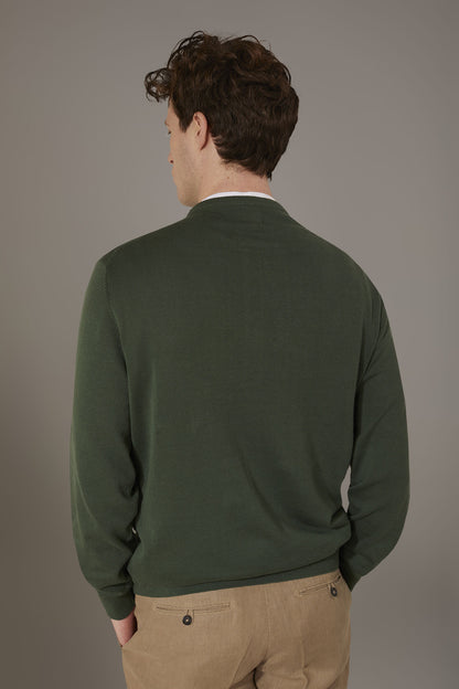 Round neck sweater 100% cotton