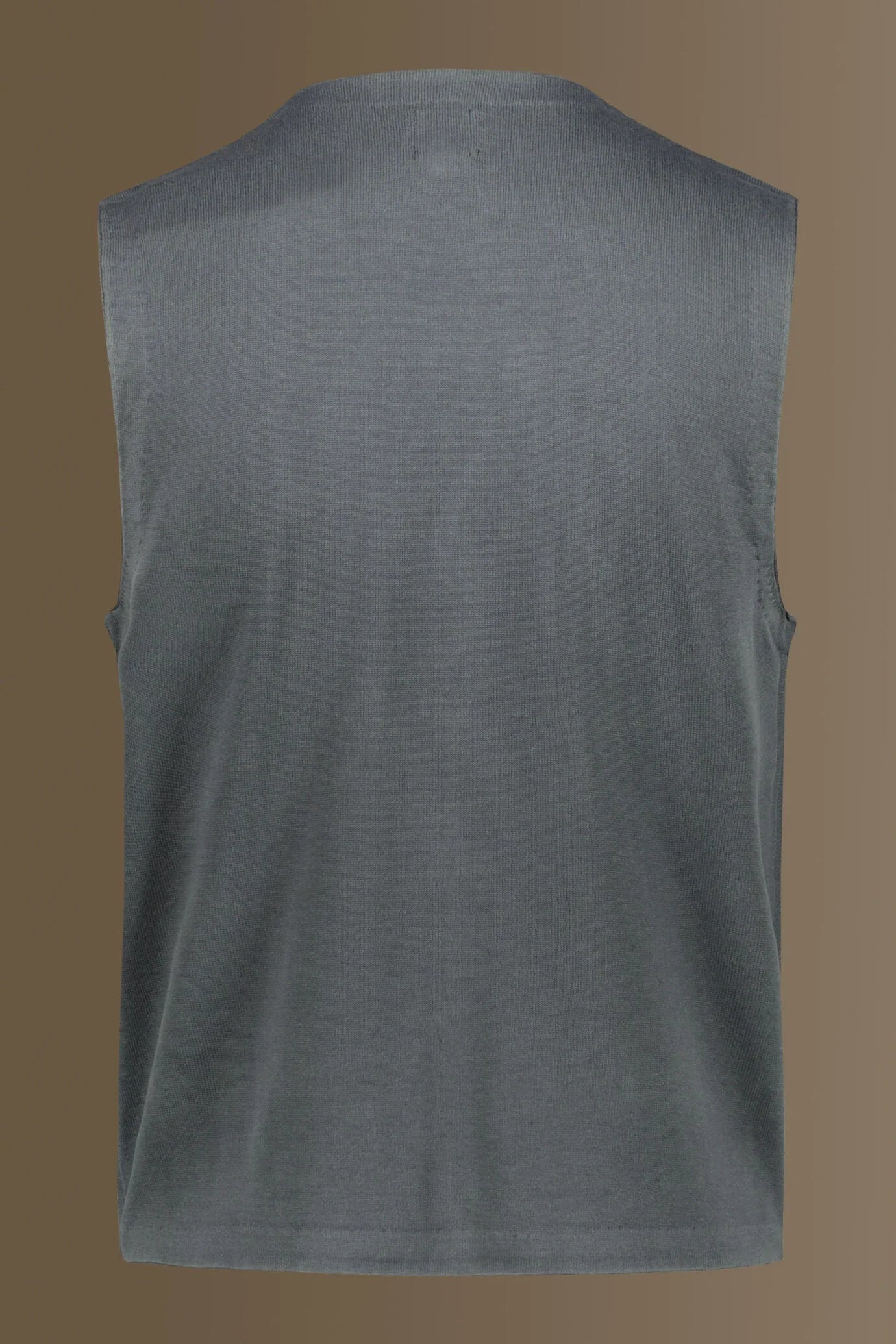 Knitted vest sigle breast pure cotton