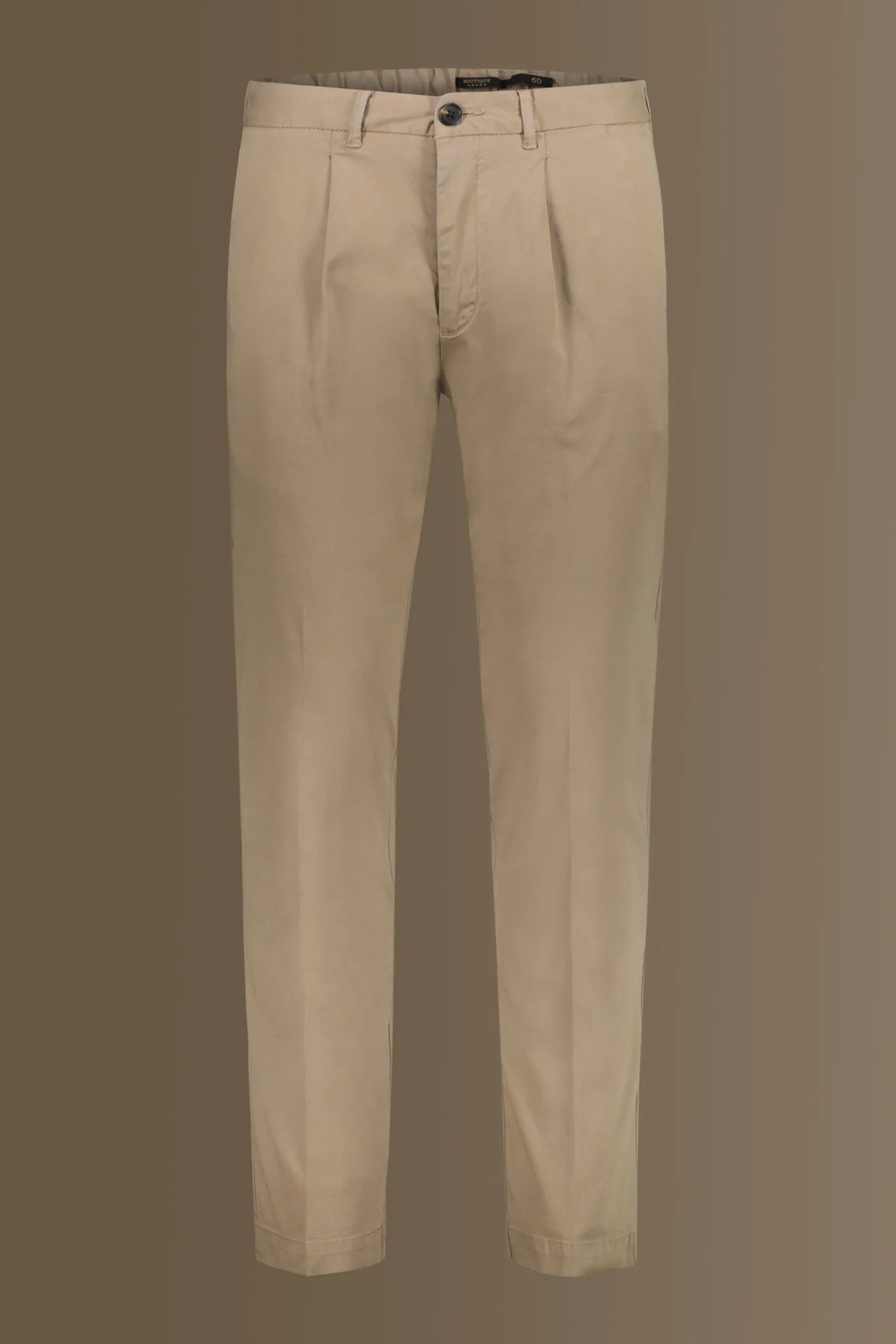 Trousers with elastic on waist and laces