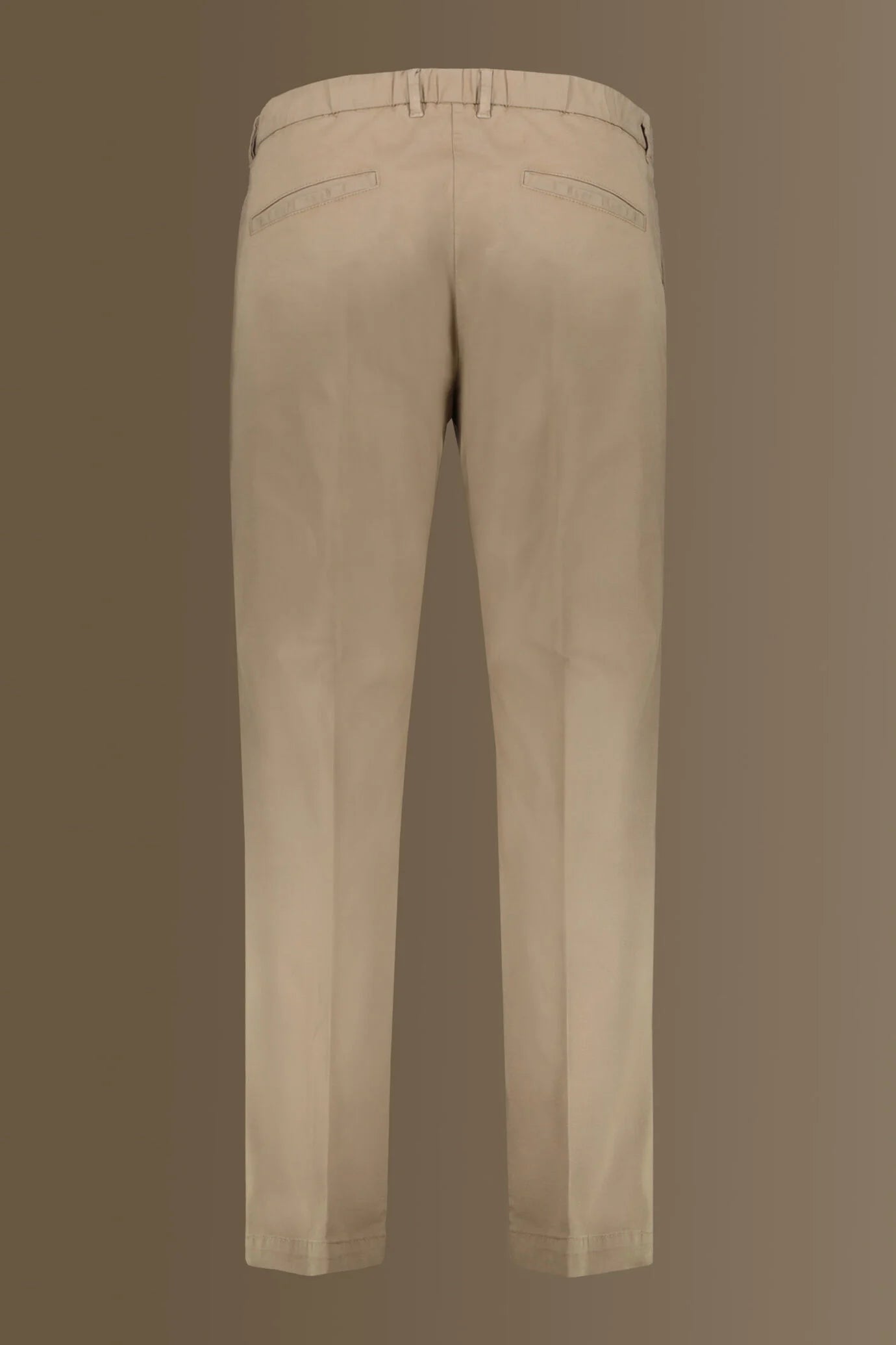 Trousers with elastic on waist and laces