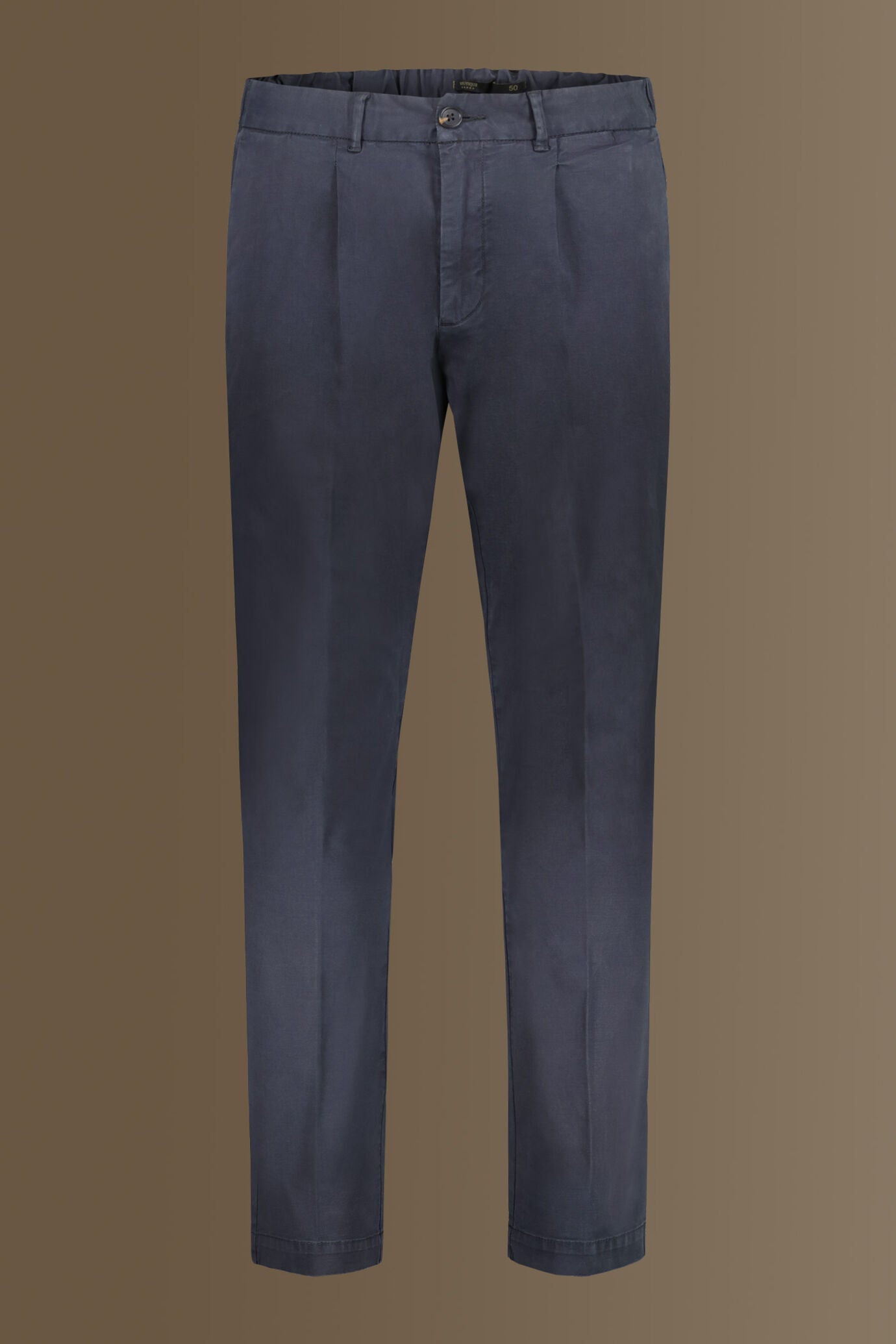 Trousers with elastic on waist and laces