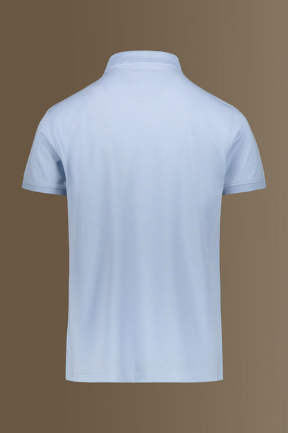 Short sleeves polo 100% cotton piquet solid colour