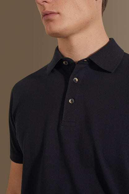 Short sleeves polo 100% cotton piquet solid colour