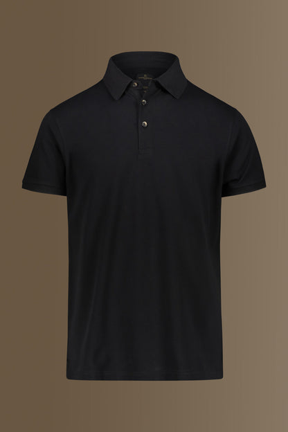 Short sleeves polo 100% cotton piquet solid colour