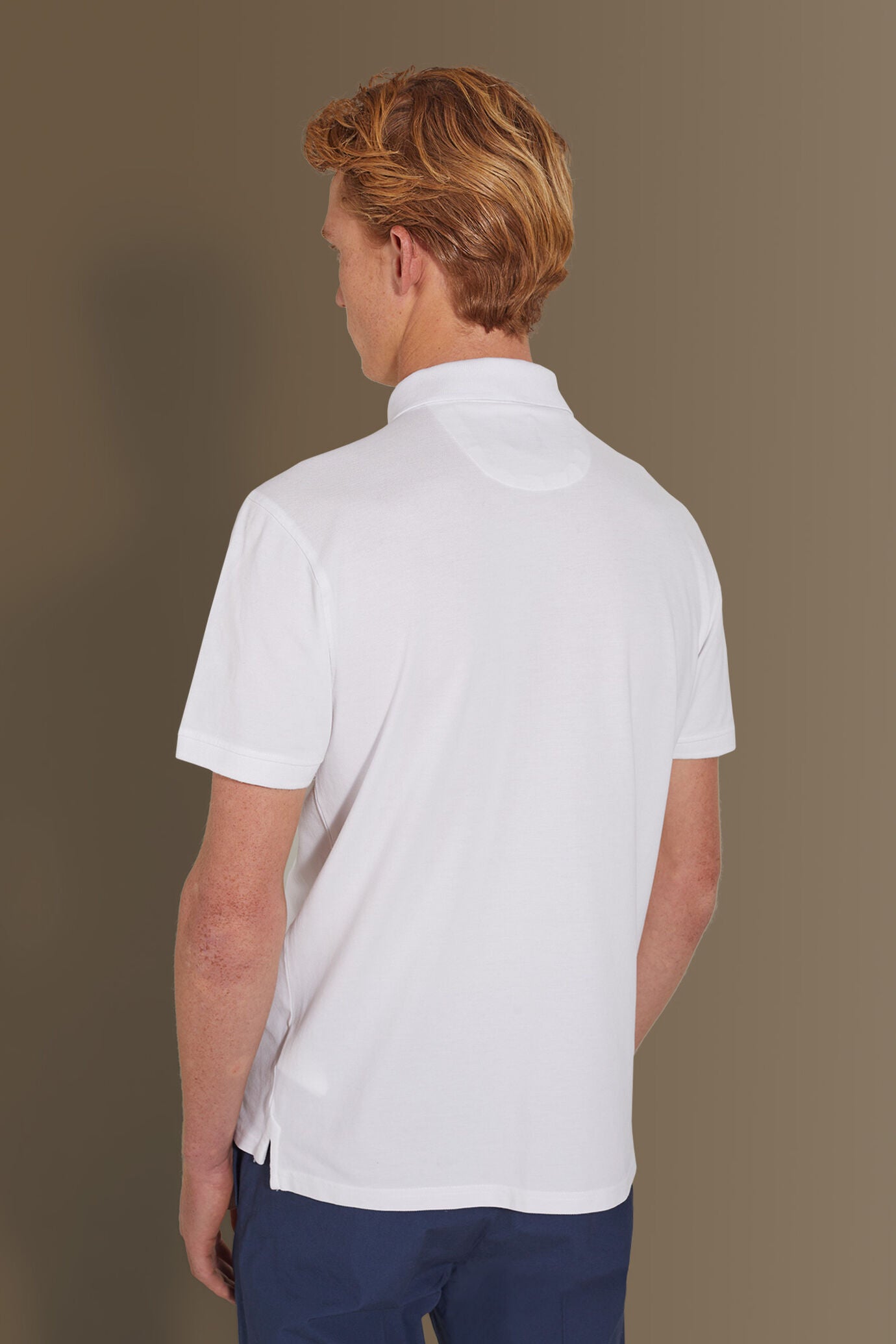 Short sleeves polo 100% cotton piquet solid colour