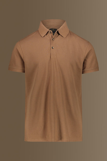 Short sleeves polo 100% cotton piquet solid colour