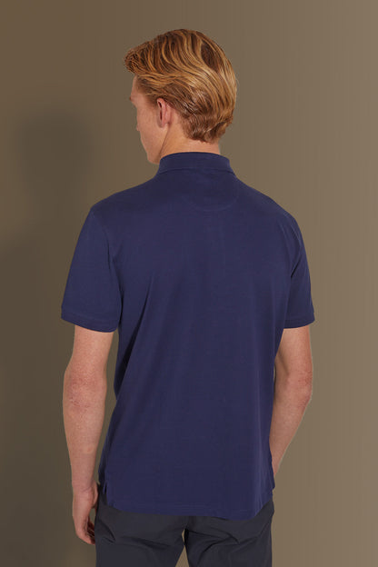 Short sleeves polo 100% cotton piquet solid colour