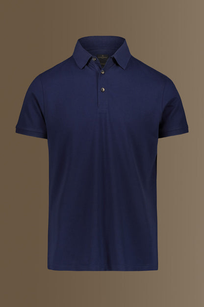 Short sleeves polo 100% cotton piquet solid colour