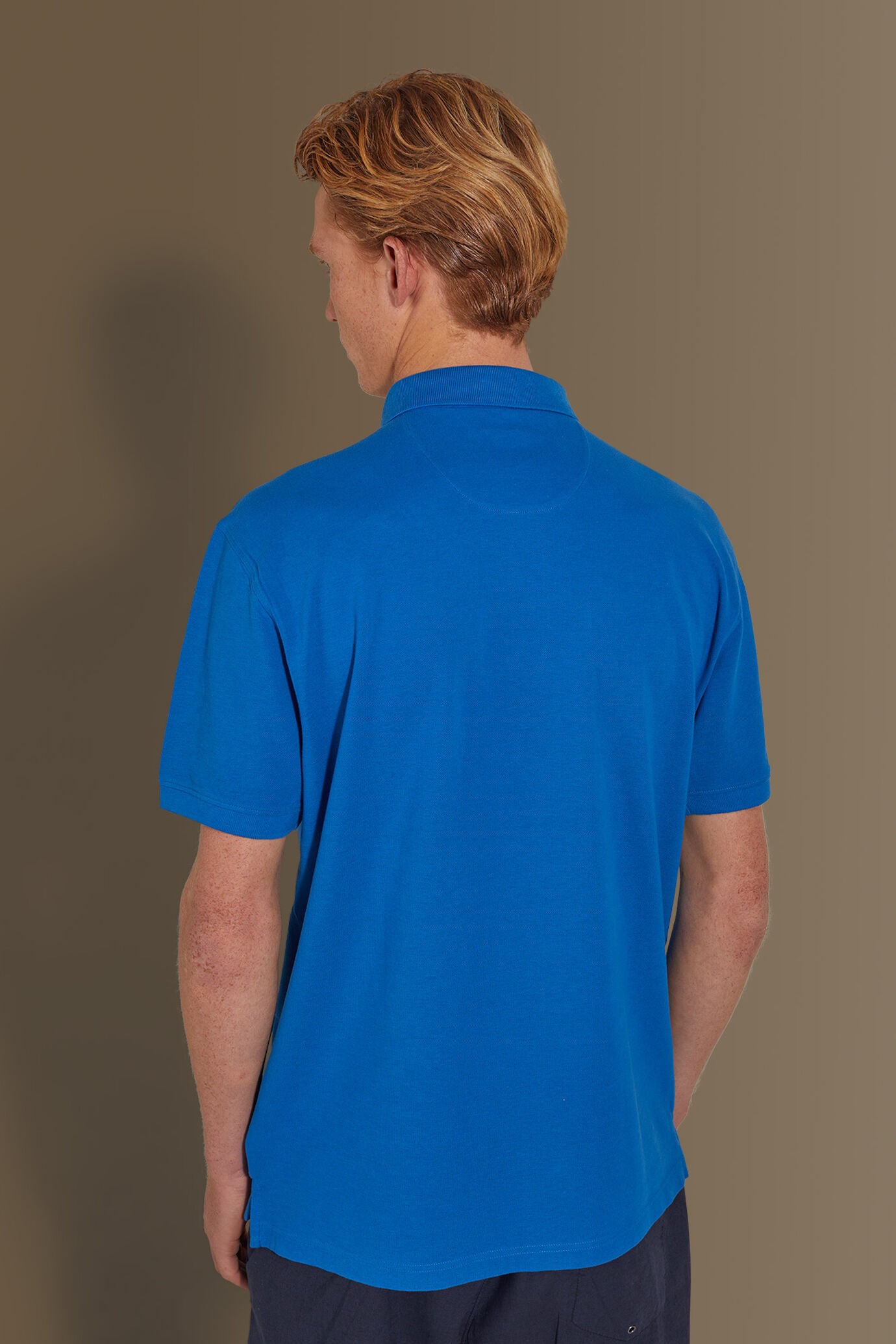 Short sleeves polo 100% cotton piquet solid colour
