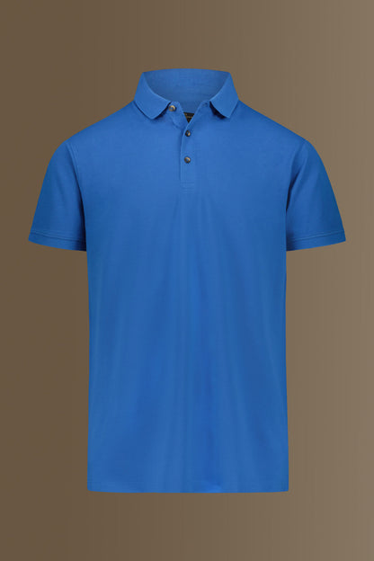 Short sleeves polo 100% cotton piquet solid colour