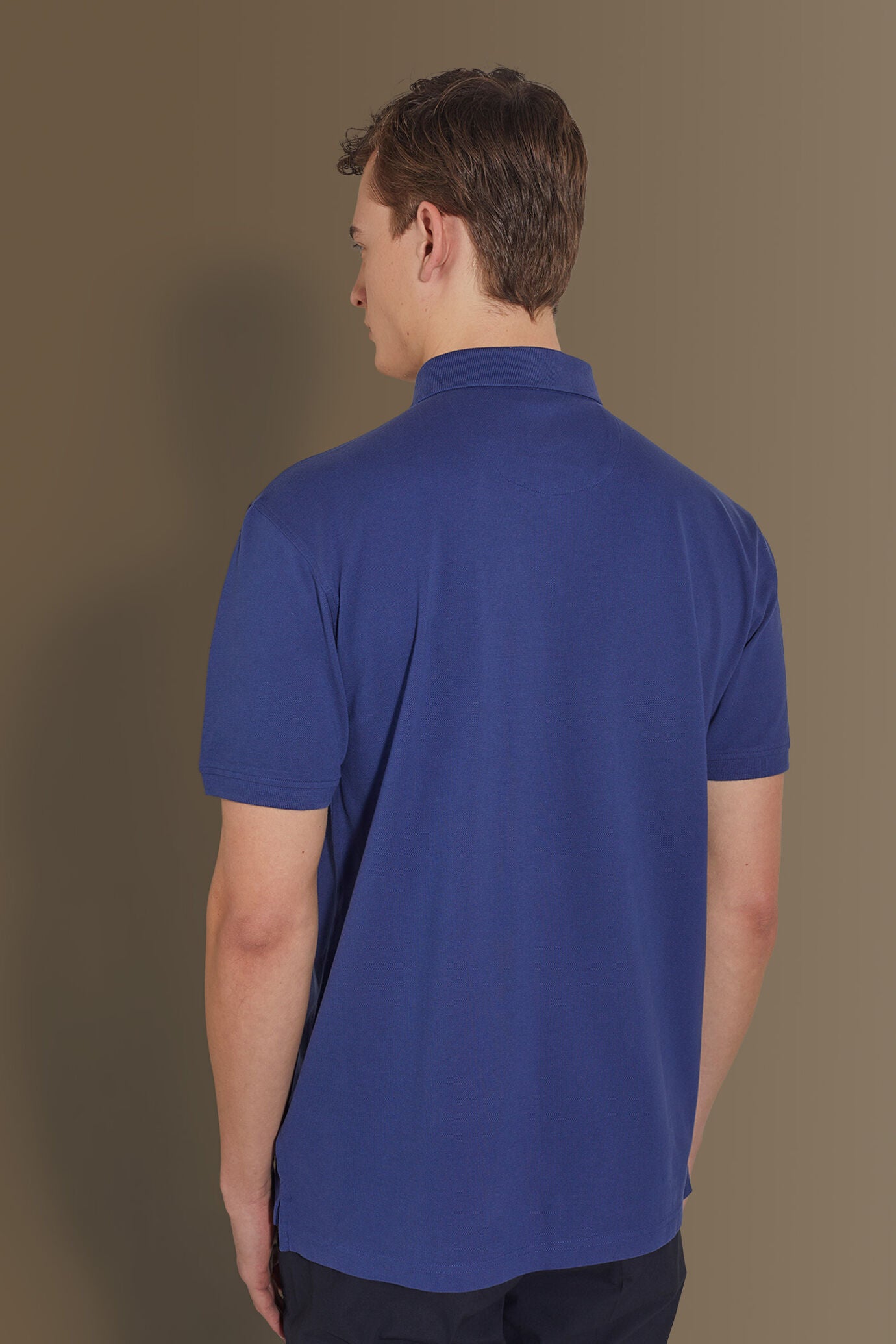 Short sleeves polo 100% cotton piquet solid colour