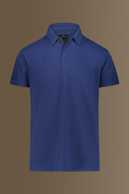 Short sleeves polo 100% cotton piquet solid colour