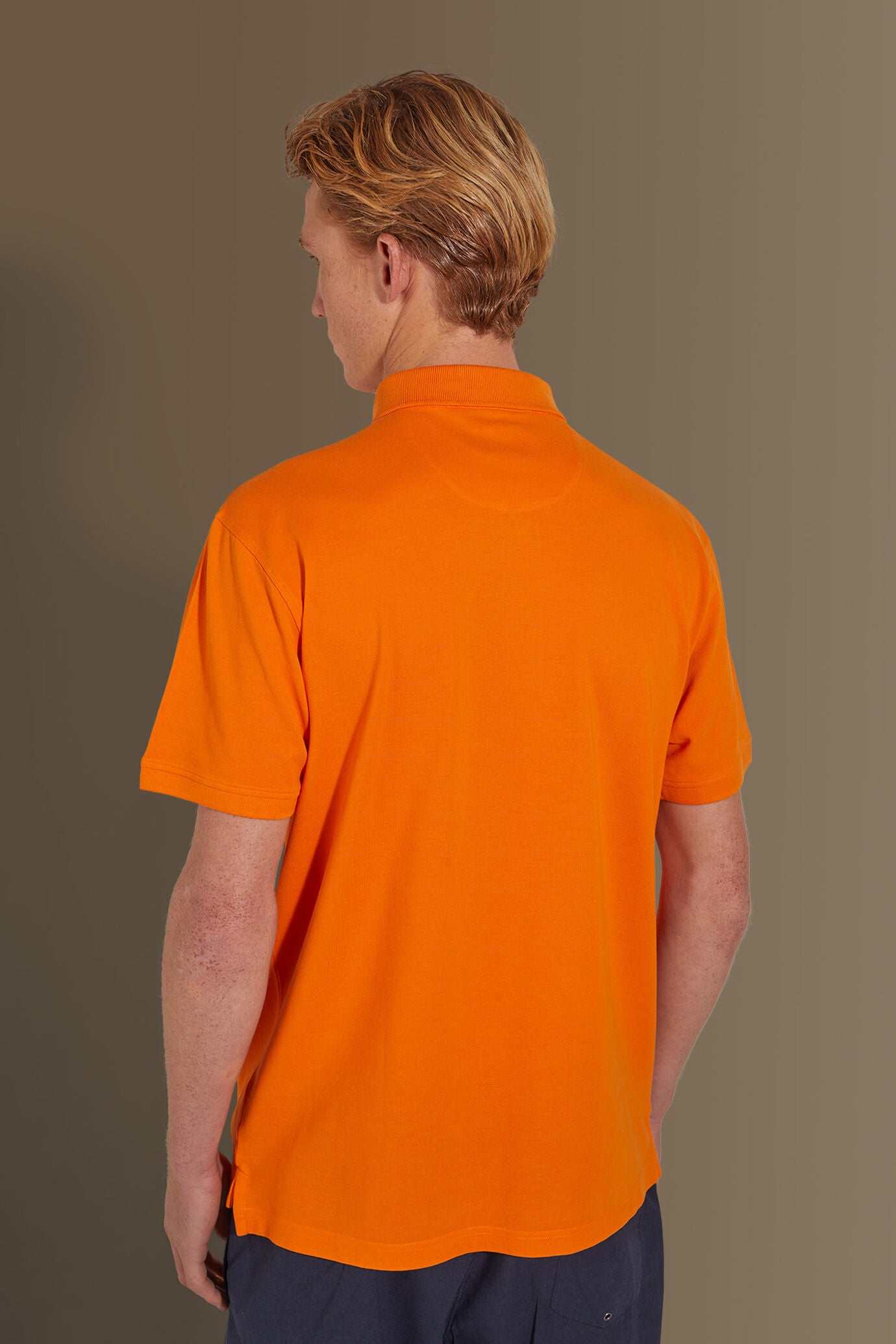 Short sleeves polo 100% cotton piquet solid colour