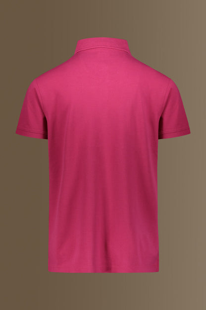Short sleeves polo 100% cotton piquet solid colour
