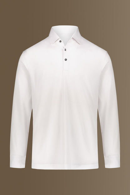 Long sleeves polo 100% pure supima cotton