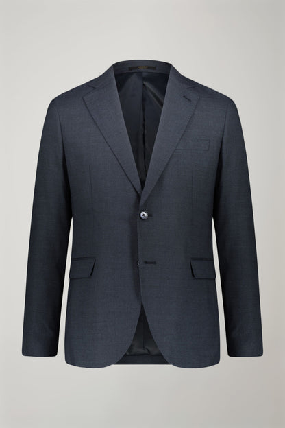 Regular fit single-breasted suit in prince of wales fabric