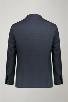 Regular fit single-breasted suit in prince of wales fabric