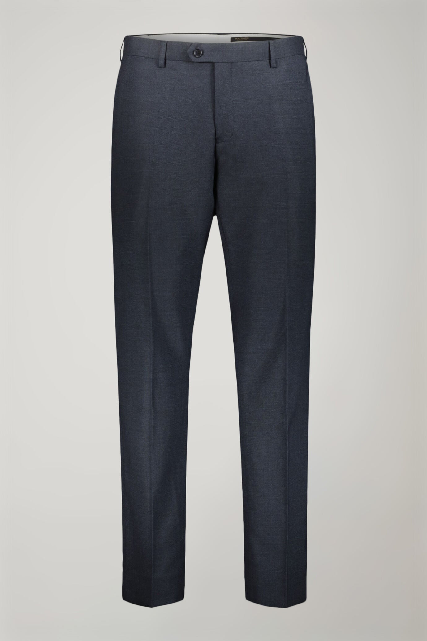 Regular fit single-breasted suit in prince of wales fabric