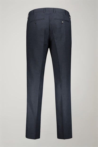 Regular fit single-breasted suit in prince of wales fabric