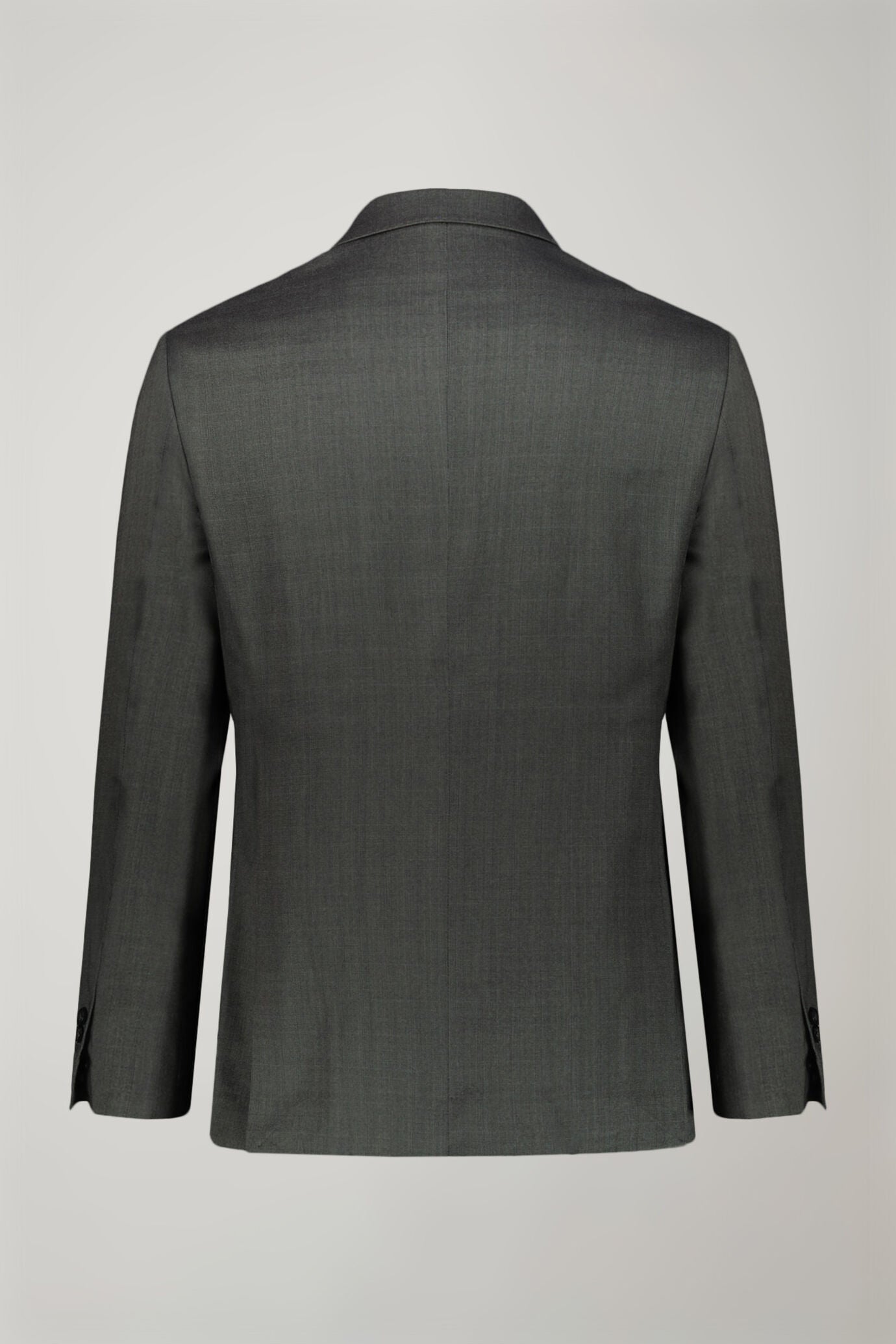 Regular fit single-breasted suit in prince of wales fabric