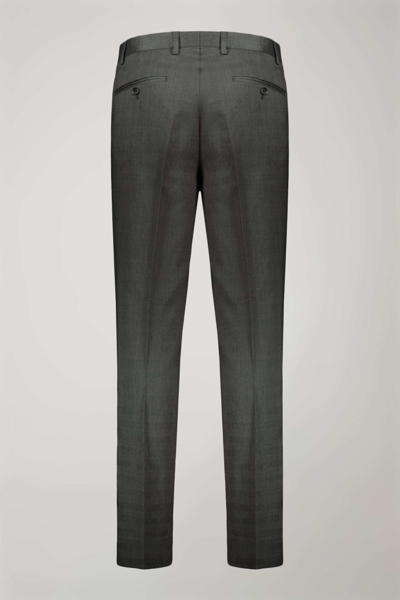 Regular fit single-breasted suit in prince of wales fabric