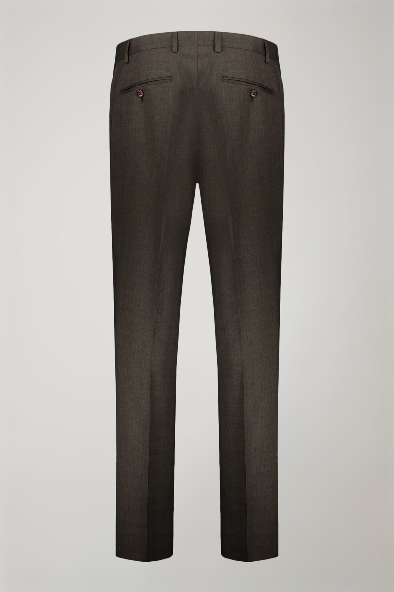 Regular fit single-breasted suit in prince of wales fabric