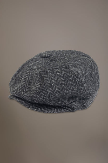 Wool blend newsboy hat