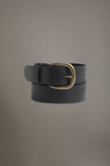 Belt coated with hammered leather made in Italy