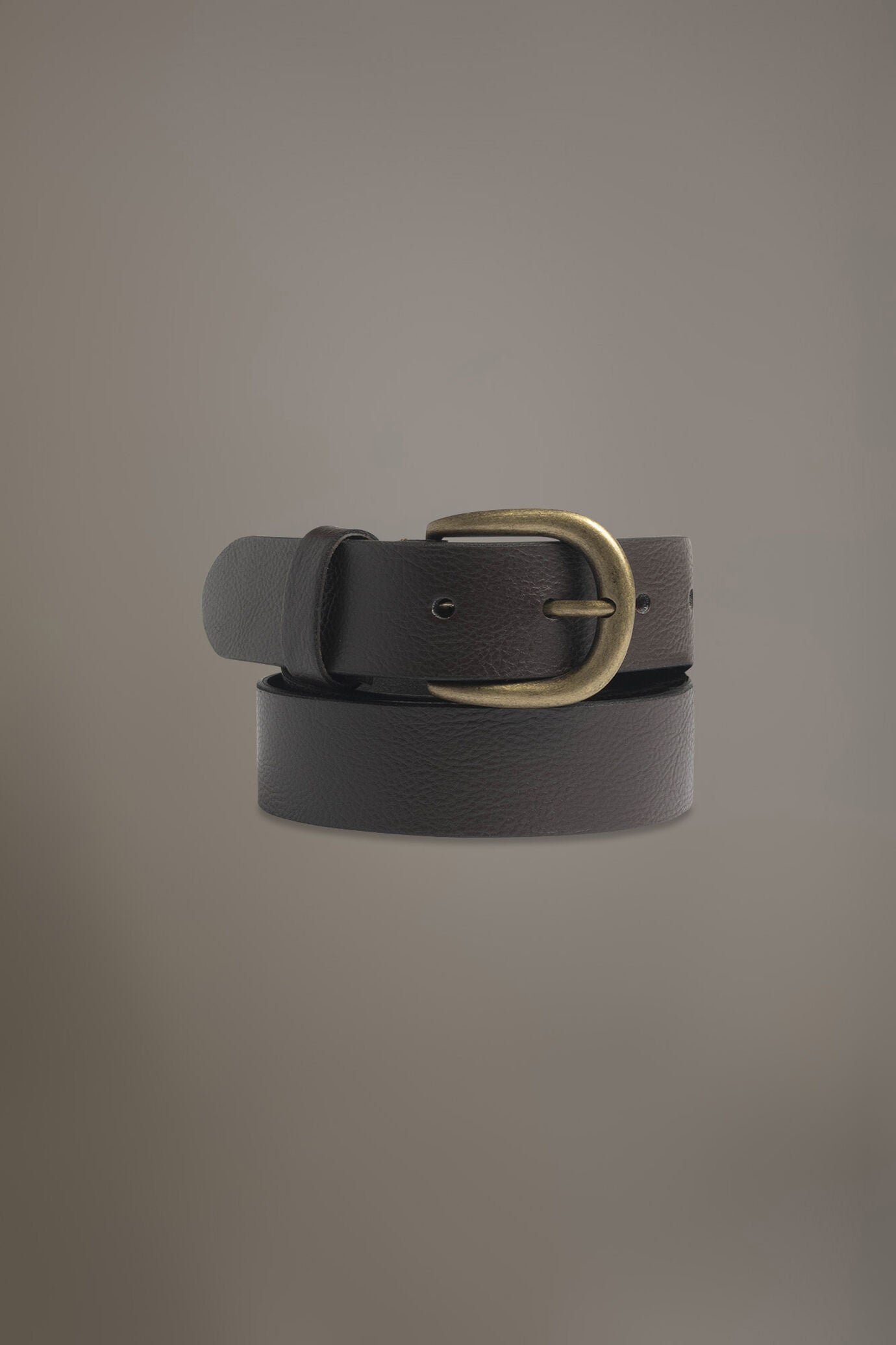 Belt coated with hammered leather made in Italy