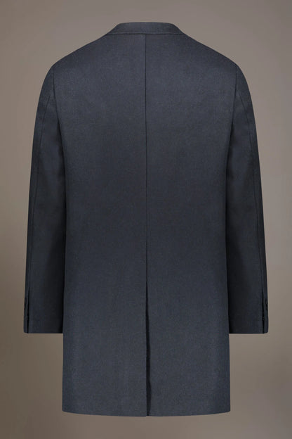 Classic single-breasted coat wool blend