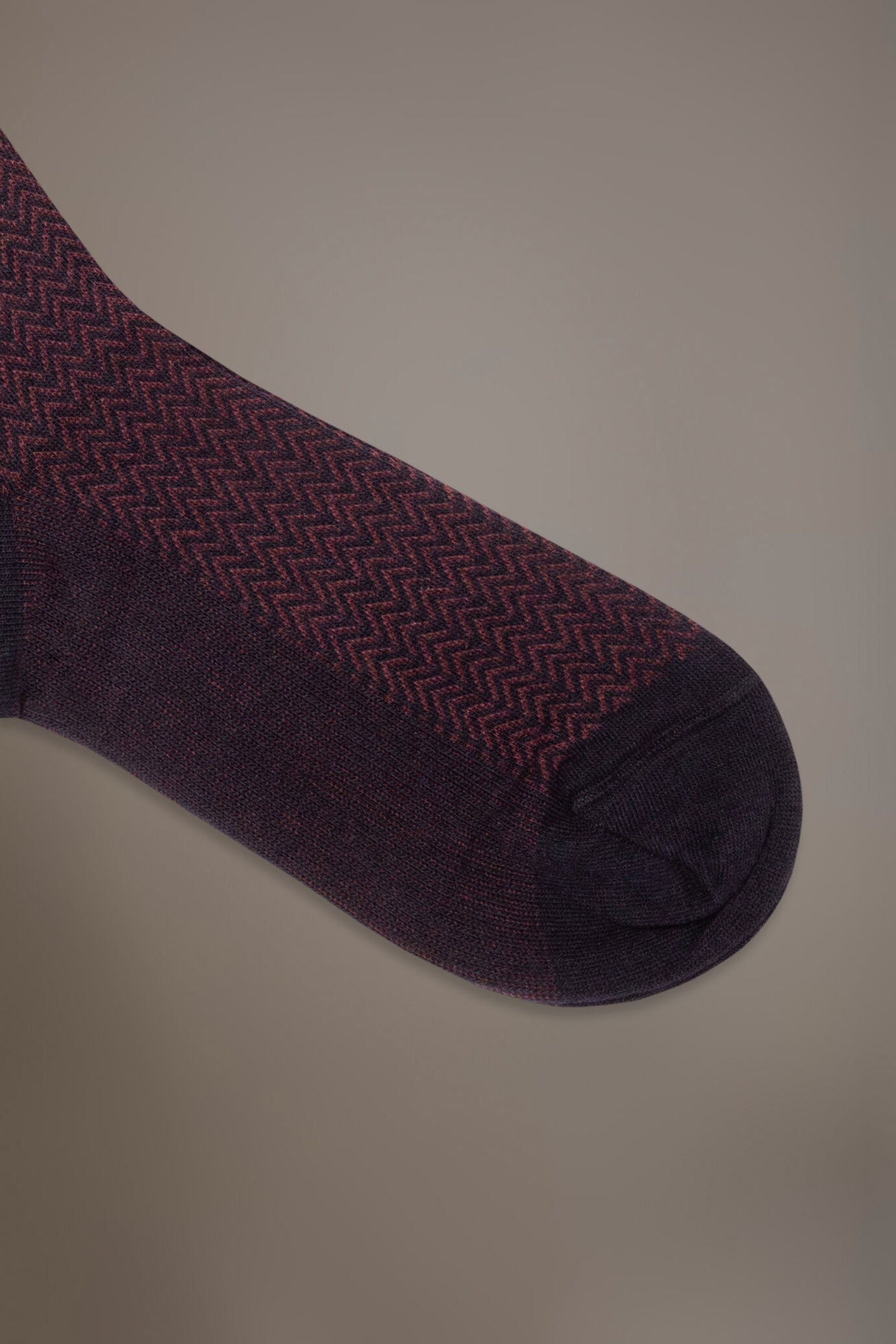 Long socks in stockinette stitch made in Italy