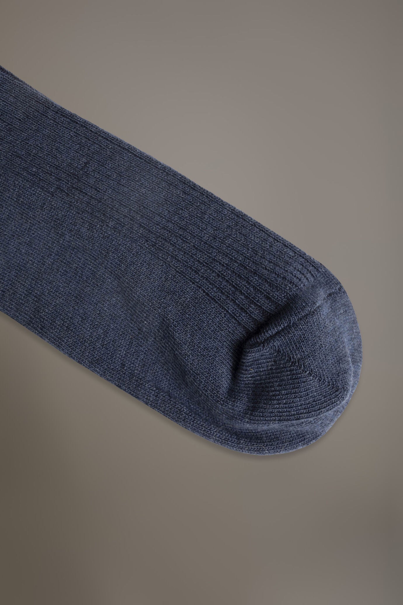 Long socks in ribbed knit made in Italy