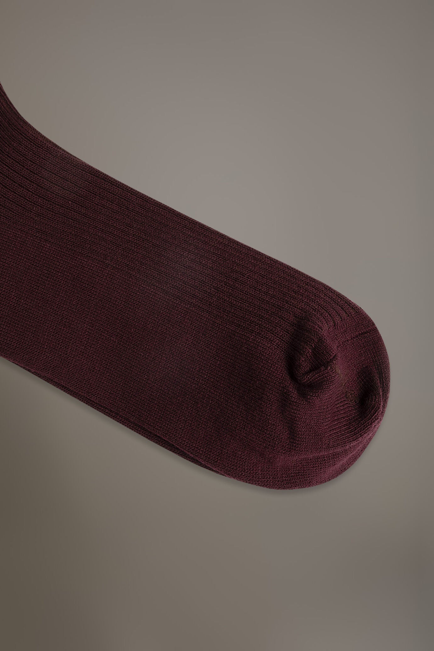 Long socks in ribbed knit made in Italy