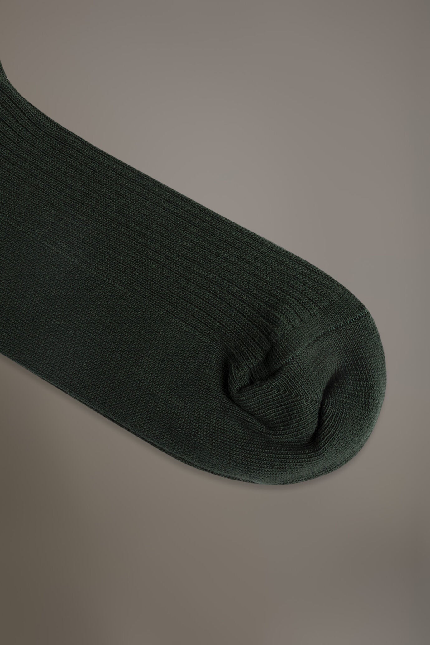 Long socks in ribbed knit made in Italy